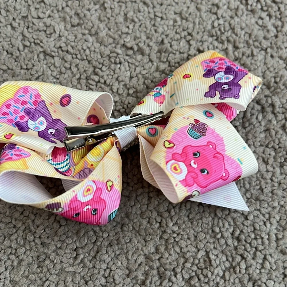 Care Bears Bow with Rhinestone Center